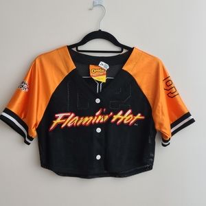 Forever 21 × Cheetos | Flamin' Hot Crop Top Jersey